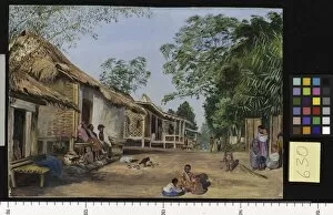 630. village of Mat Houses, near Garoet, Java