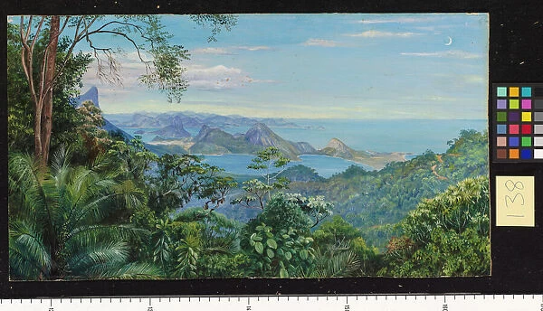 138. View of the Bay of Rio and the Sugar-loaf Mountain, Brazil