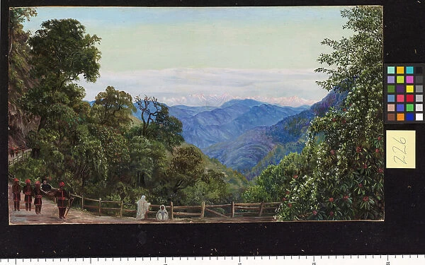 226. View of the Himalaya Mountains from Mussooree