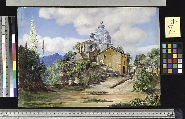 794. Temple at Almorah, Kumaon, North-west India