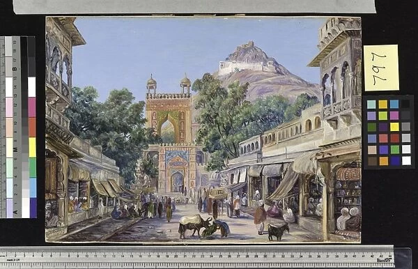 797. Street in Ajmere, and Gate of the Daghar Mosque