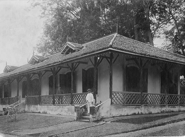 House of Walter Haydon, curator of the botanic station at Kotu in Gambia