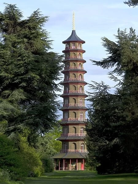 The Pagoda at Kew. The 163 foot high Pagoda over looks the Royal Botanic Gardens, Kew