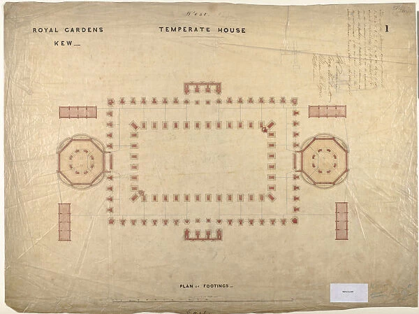 The Temperate House, plan no 1