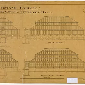 New wing to Temperate House- plan no 5
