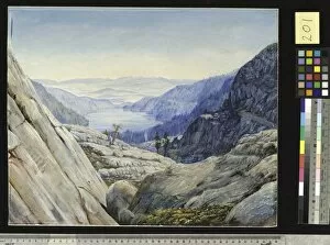 Rocks Collection: 201. View of Lake Donner, Sierra Nevada
