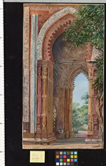 Marianne North Collection: 241. Tomb of Ali ud Deen and Neem Tree, Delhi