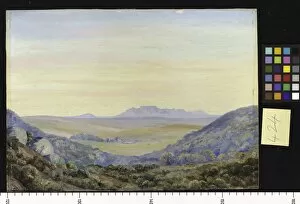 Marianne North Gallery: 424. View of Table Mountain, looking from Groat Post