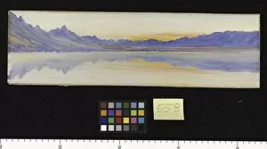 Marianne North Gallery: 558. Lake of Ajmere, North-West India