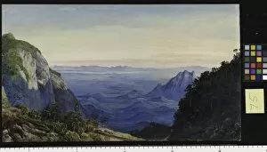 Marianne North Collection: 75. View from the Sierra of Petropolis, Brazil