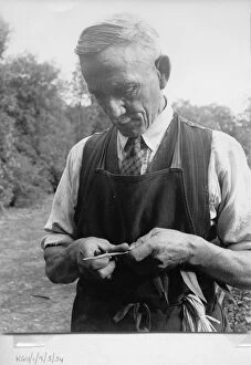 Staff Collection: C. F. Coates, Aboretum propagator, 1943