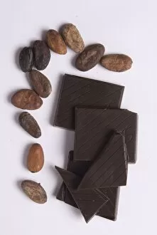 Cocao beans and Chocolate
