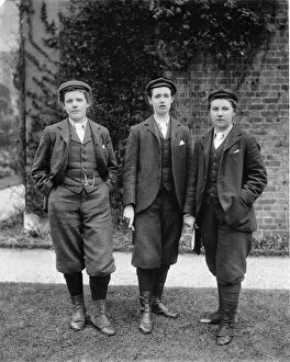 Posed Collection: Eleanor Morland, Gertude Cope and Alice Hutchings, Kew gardeners, 1898