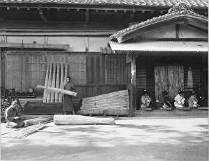 Women Gallery: Japanese hemp production circa 1910