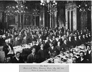 Images Dated 12th February 2015: Kew Guild dinner at the Holborn Restaurant, London, 1905
