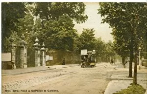 Botanical Gallery: Kew Road and Entrance to Kew Gardens