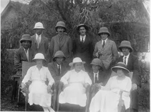 Africa Gallery: Kewites and wives Kampala, Uganda, 1923