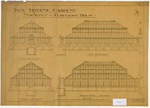 Maps and Plans Gallery: New wing to Temperate House- plan no 5