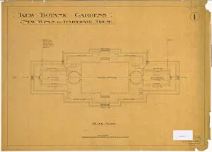 History Collection: New wings to Temperate House- plan no 1