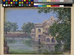 Lake Gallery: Palace of Deeg, Bhurtpore, India, 1878