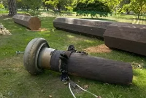 the remains of the flagpole at Kew