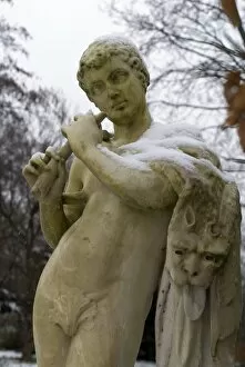 Snow Collection: satyr sculpture