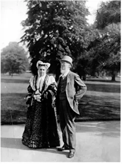 Sir Joseph Dalton Hooker, Director of Kew Gardens and his wife, Hyacinth Jardine