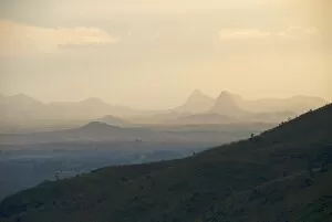 Mountains & Plains Collection: Sunset over Mozambique