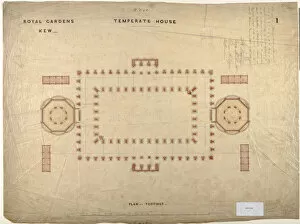 History Collection: The Temperate House, plan no 1